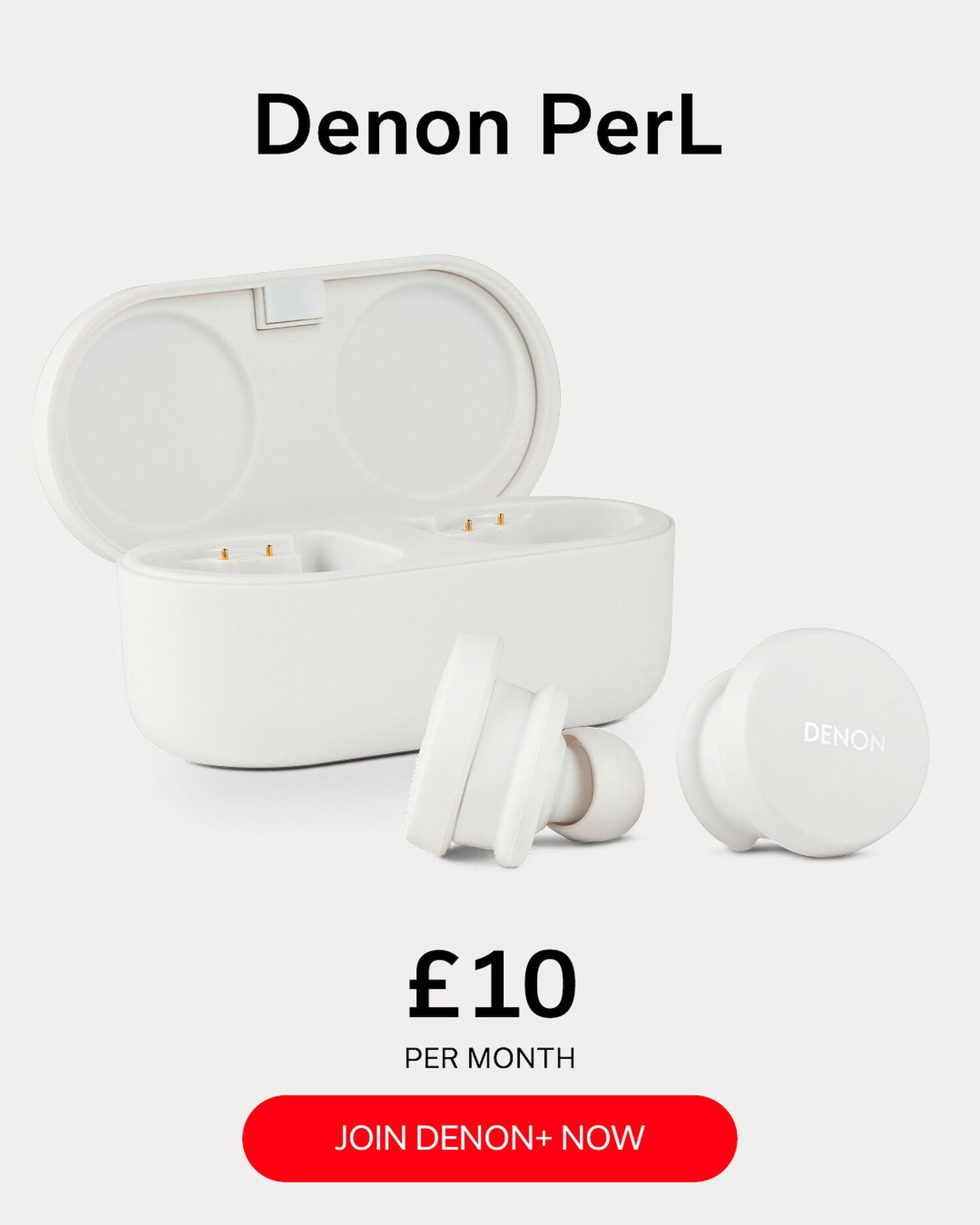 White Denon PerL Denon+ Pricing Info