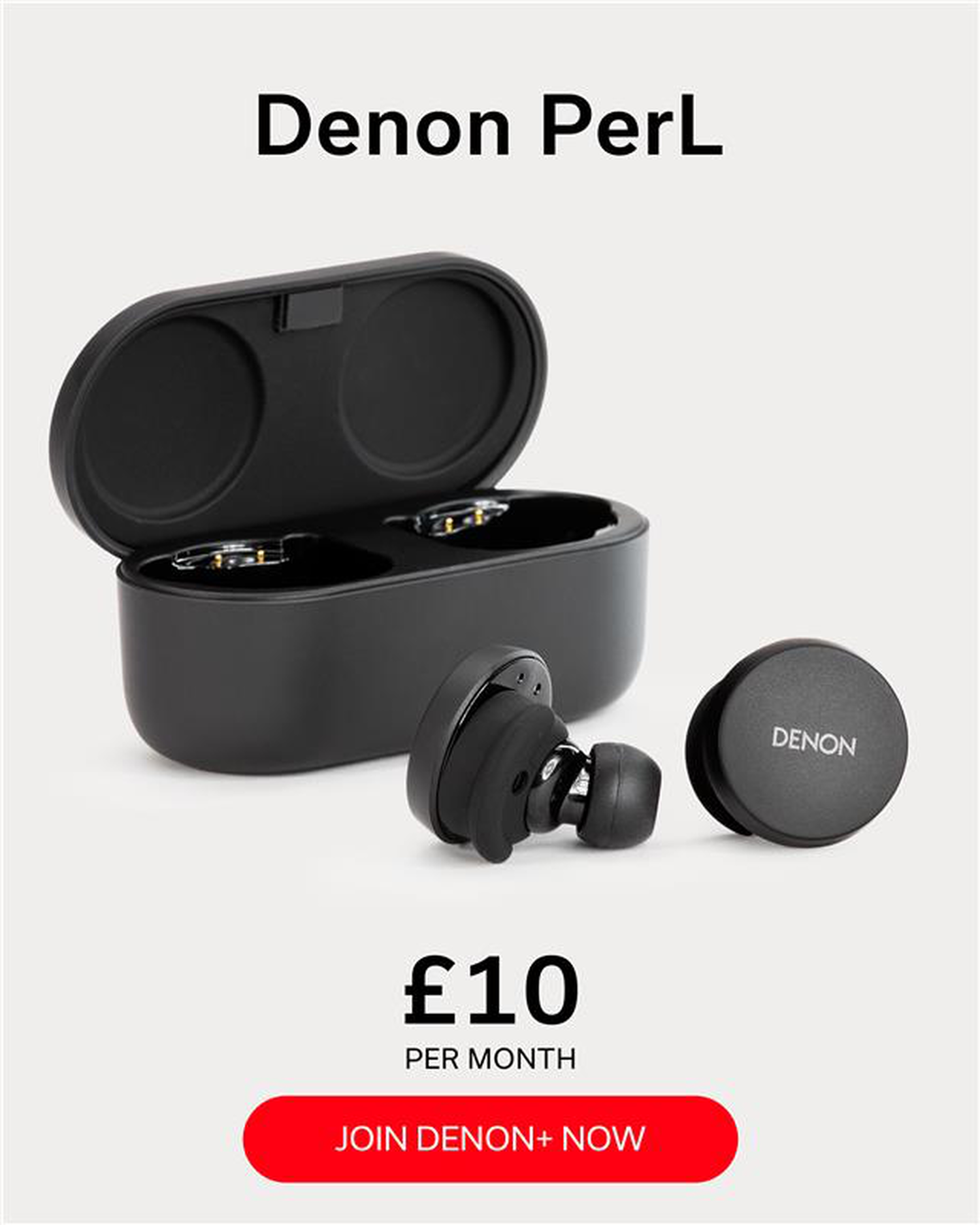 Black Denon PerL Denon+ Pricing Info