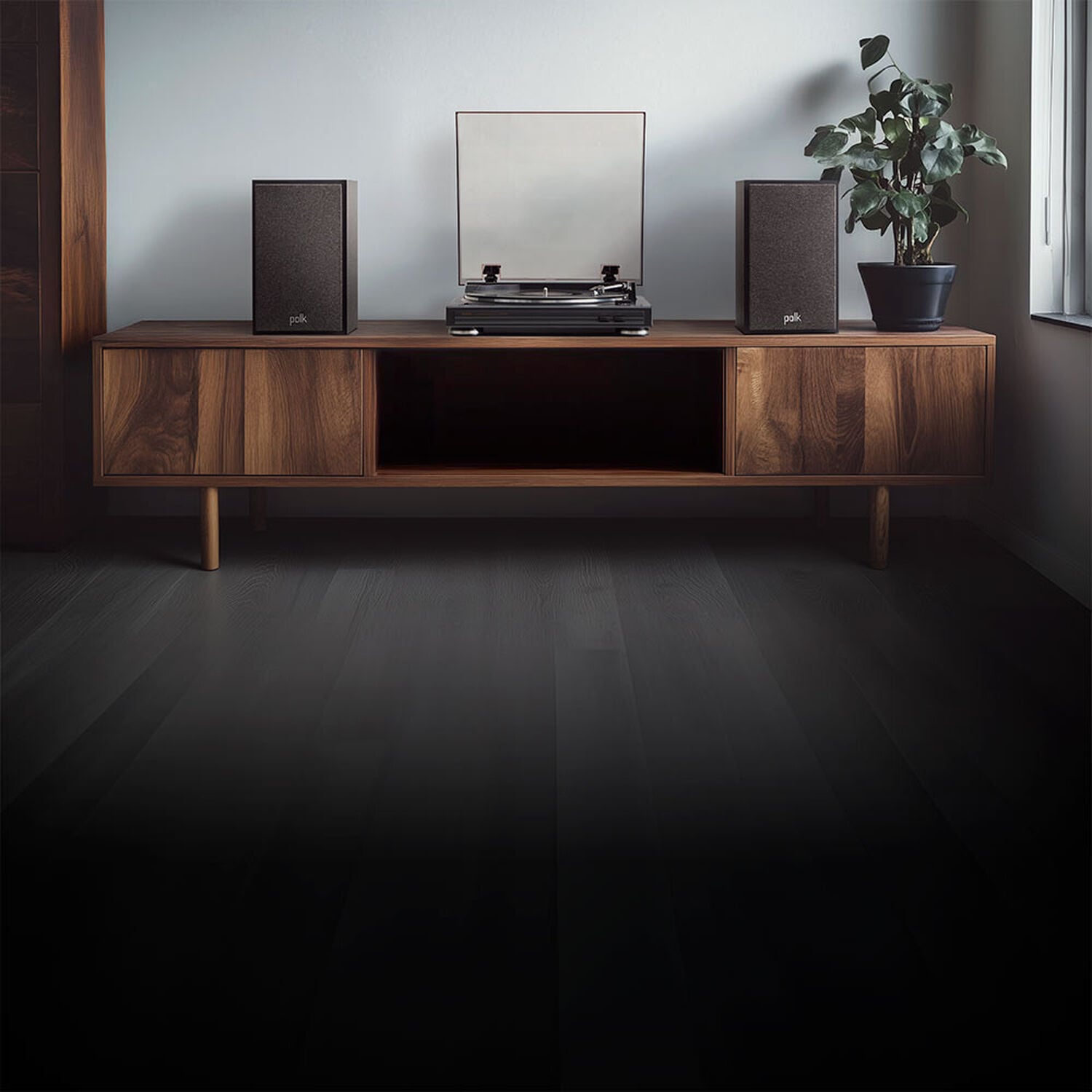 a turntable