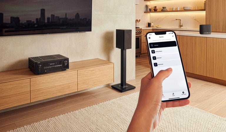 Controlling multiroom audio via the HEOS app