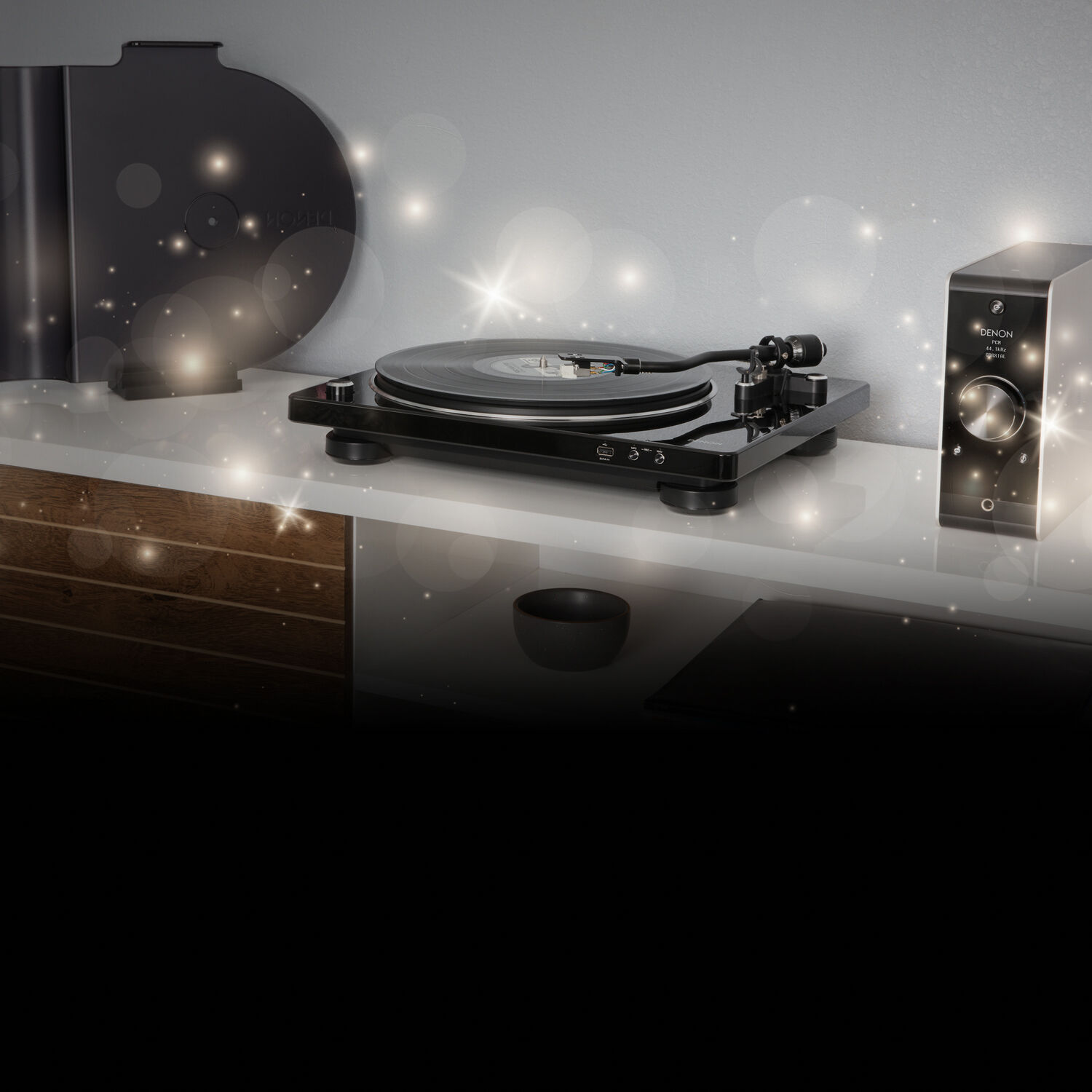 A turntable