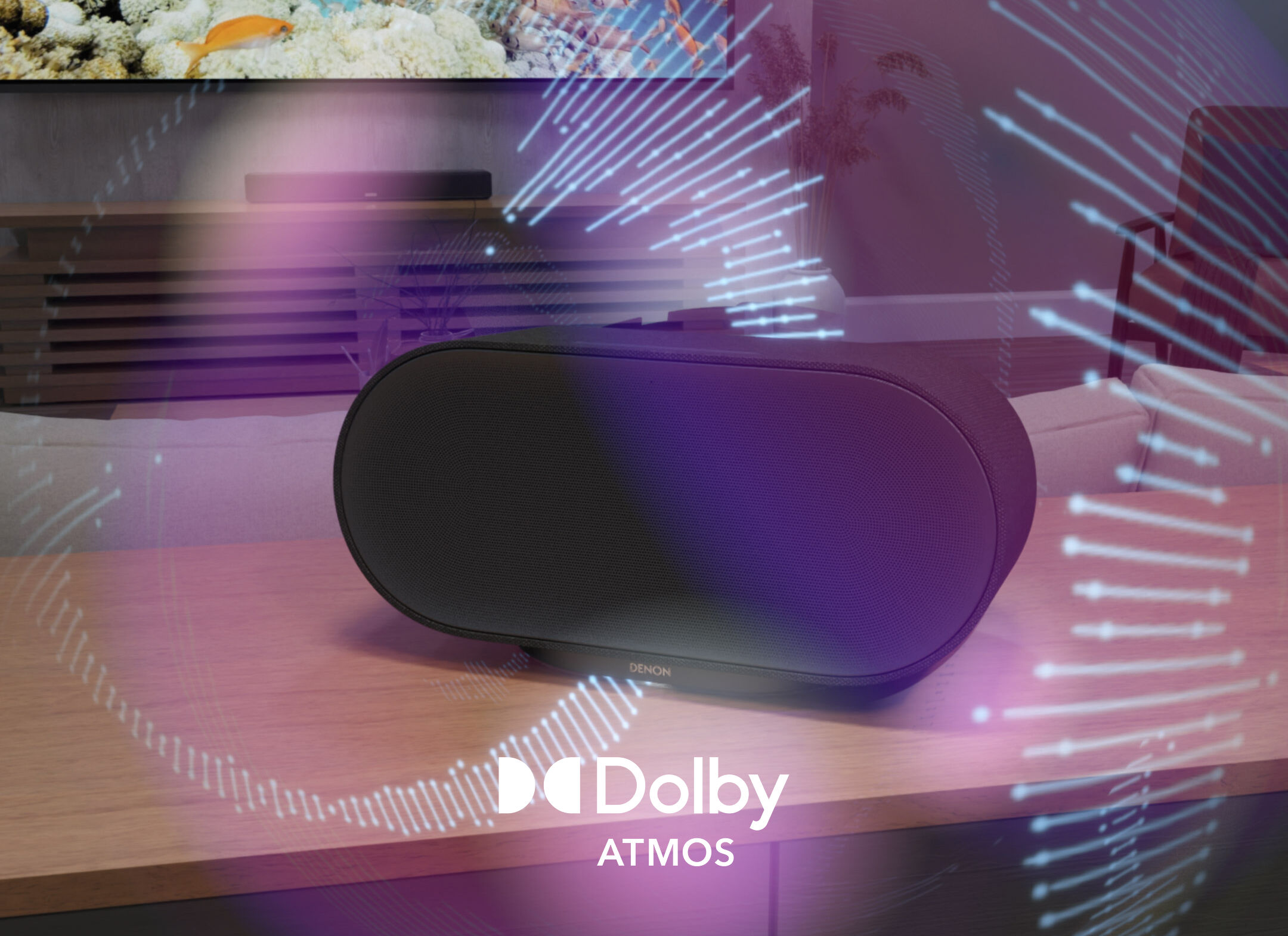 Denon Home 600 - Wireless Smart Speaker Powered by HEOS With Dolby
