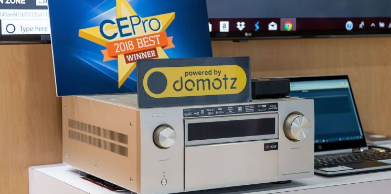 Awards sitting on an AVR