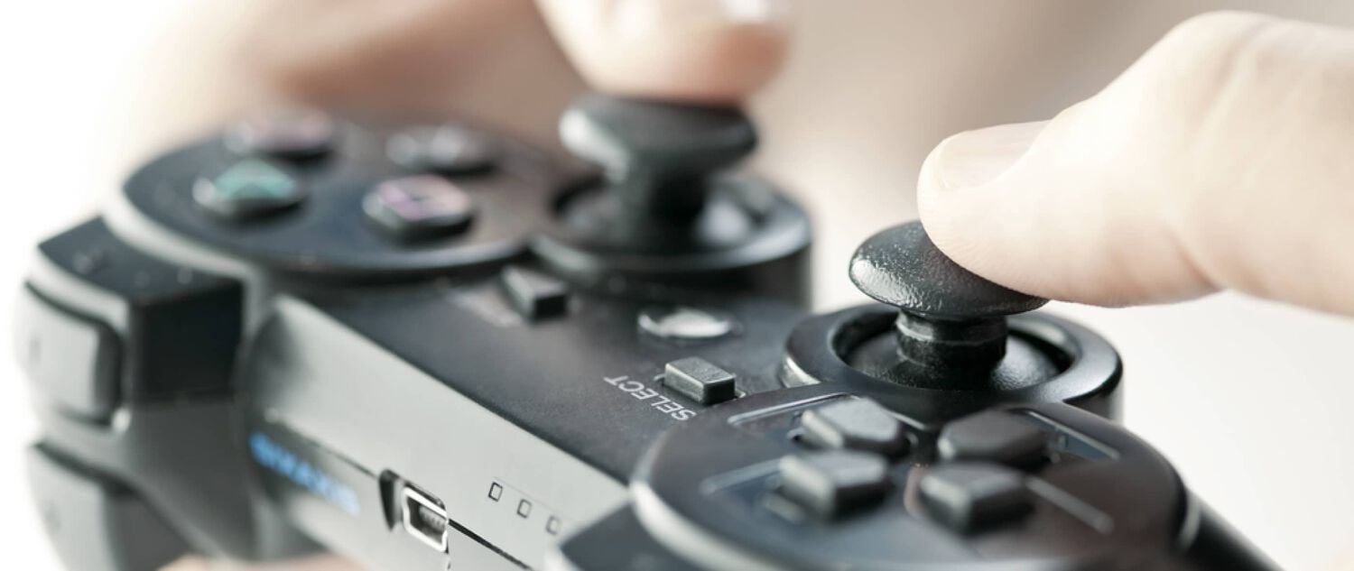 A PlayStation controller