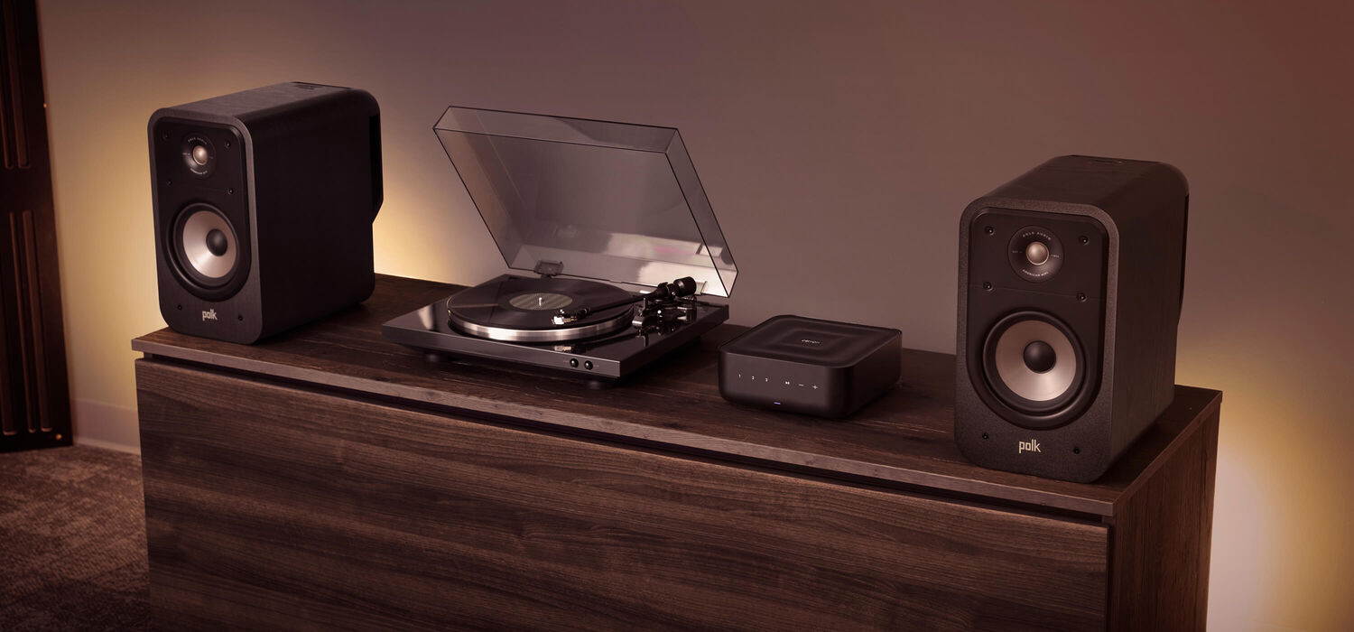 Denon and Polk Vinyl System