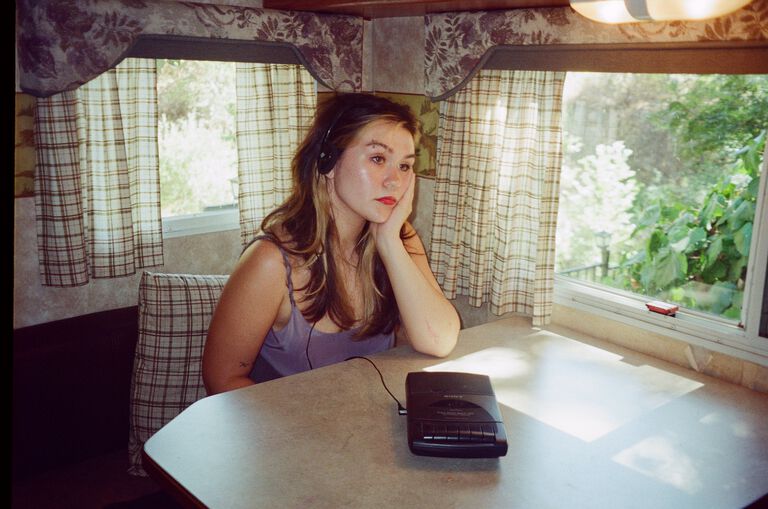 mer marcum at a dining table