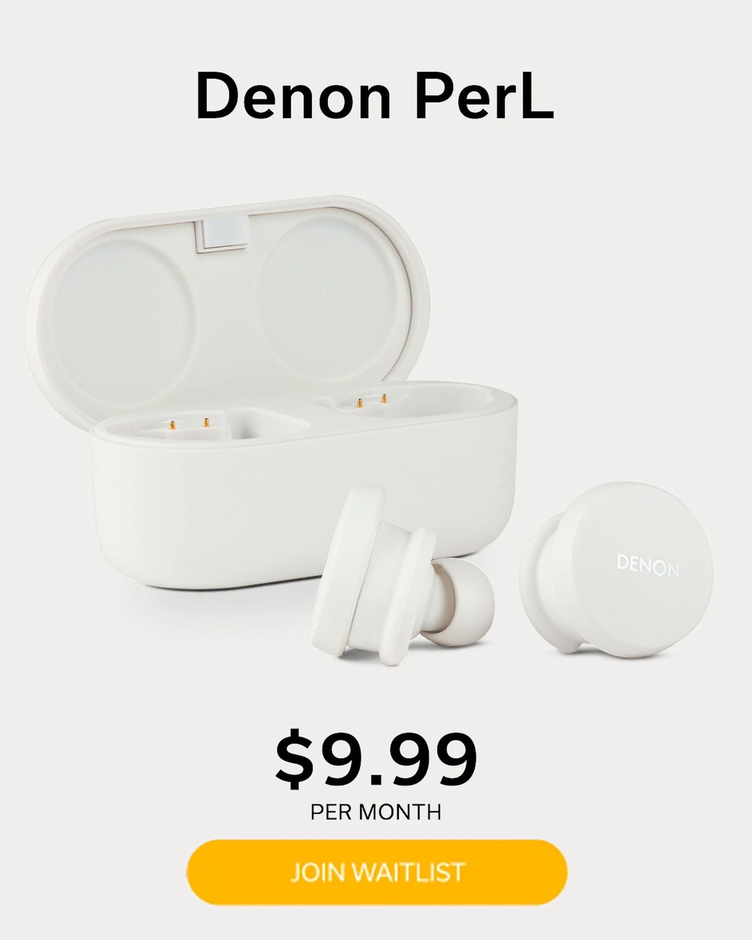 White Denon PerL Denon+ Pricing Info