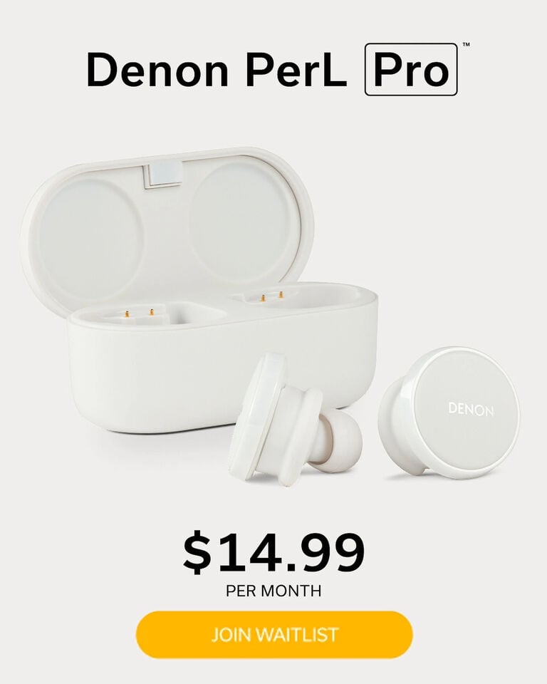 White Denon PerL Pro Denon+ Pricing Info