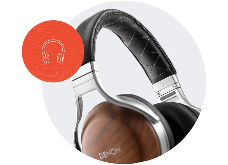 made drivers US Hi-Fi Japan - in - Headphones AH-D7200 Denon | with Reference