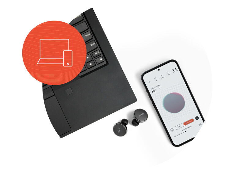 and True sound personalized Premium | earbuds lossless audio - Wireless Denon US - Denon PerL Pro with