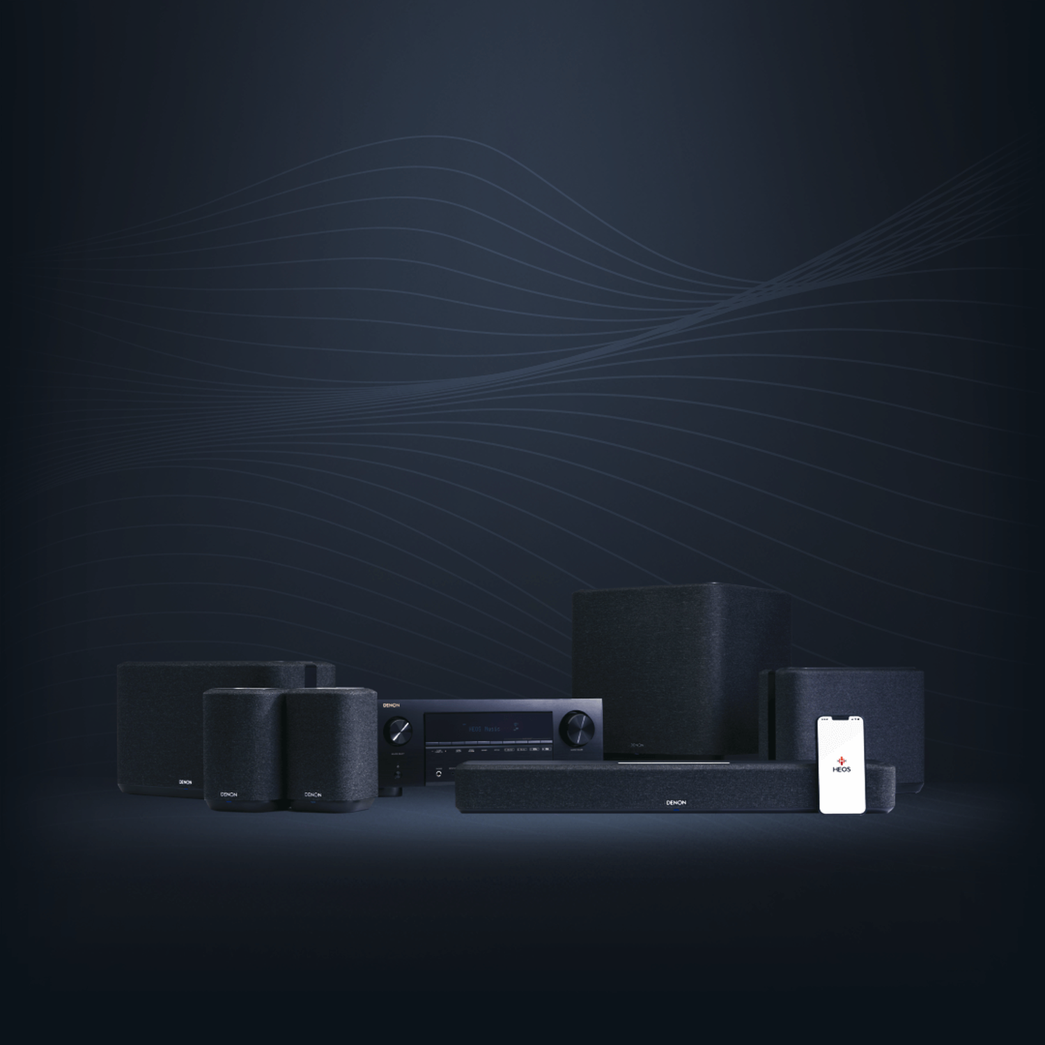 A large group of HEOS-enabled products