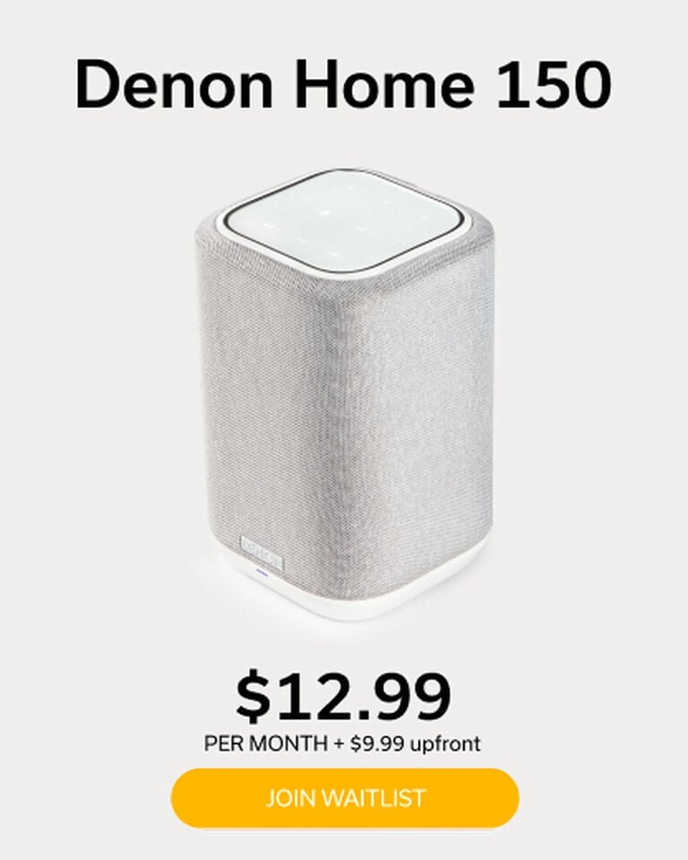 White Denon Home 150 Denon+ Pricing Info