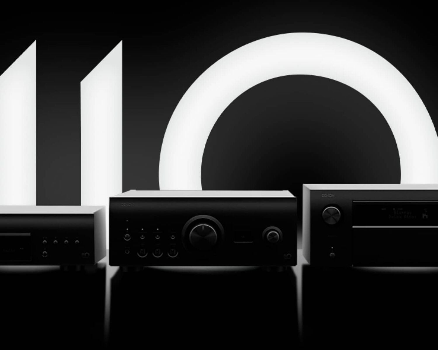 An assortment of Denon Products