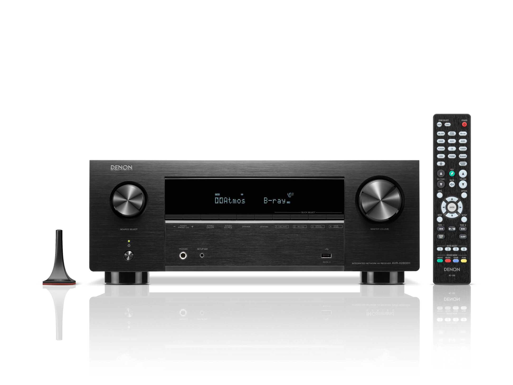 Recivers Show AVR-X2800H - 7.2 Ch. 150W 8K AV Receiver Powered by HEOS™ | Denon ...