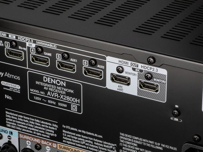 vervangen team beschermen AVR-X2800H - 7.2 Ch. 95W 8K AV Receiver with HEOS® Built-in | Denon - US