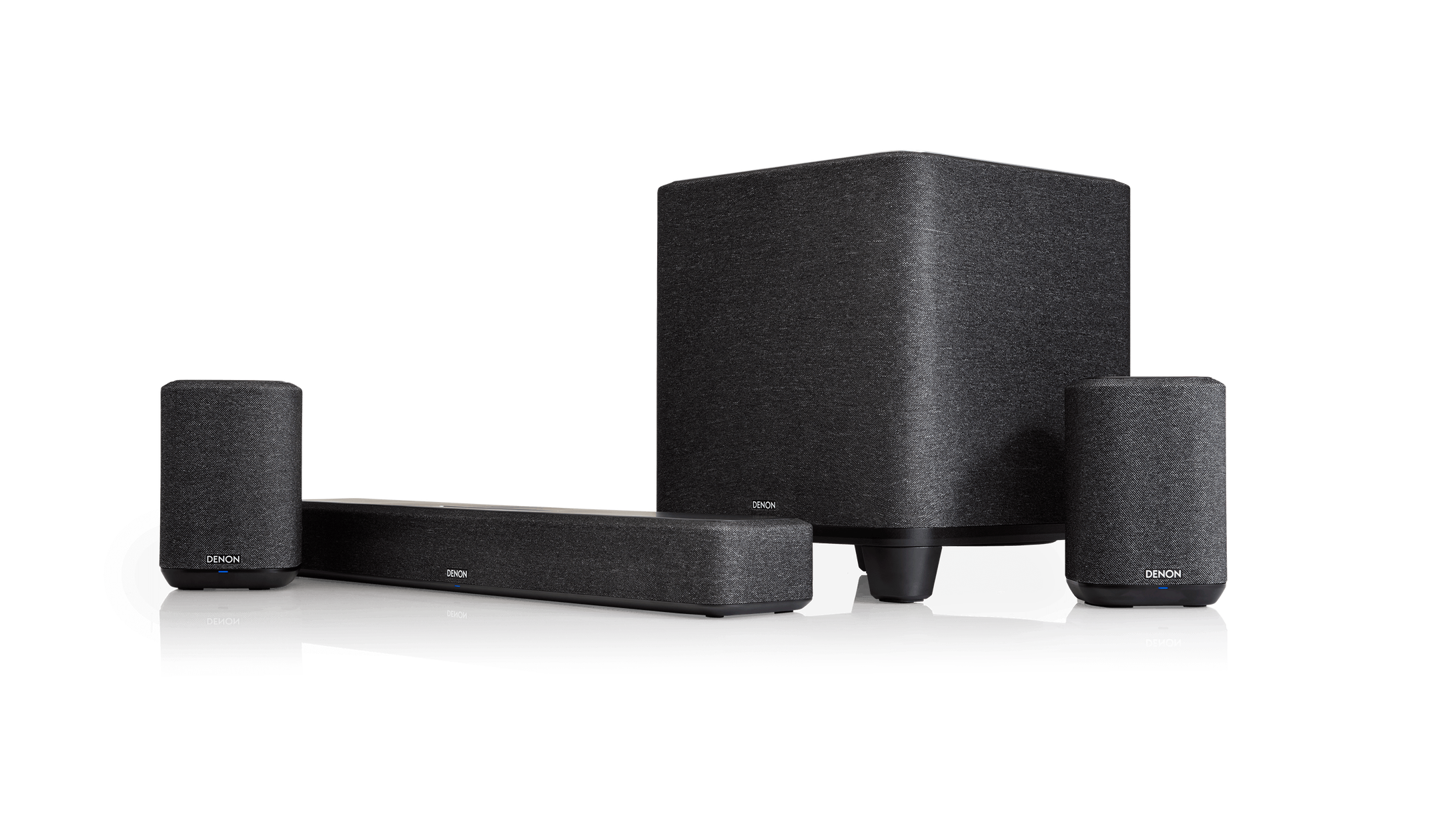 Denon Home Wireless 5.1 Home Theater System, Black, dynamic
