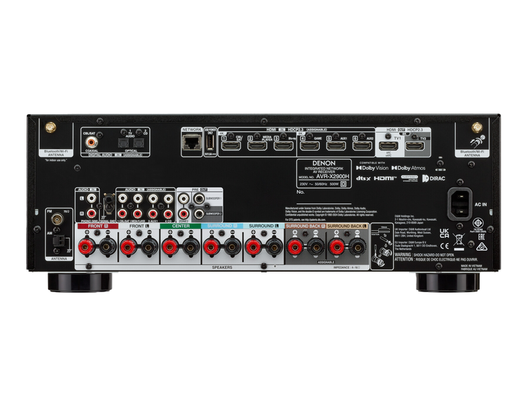 AVR-X2900H, Black, dynamic