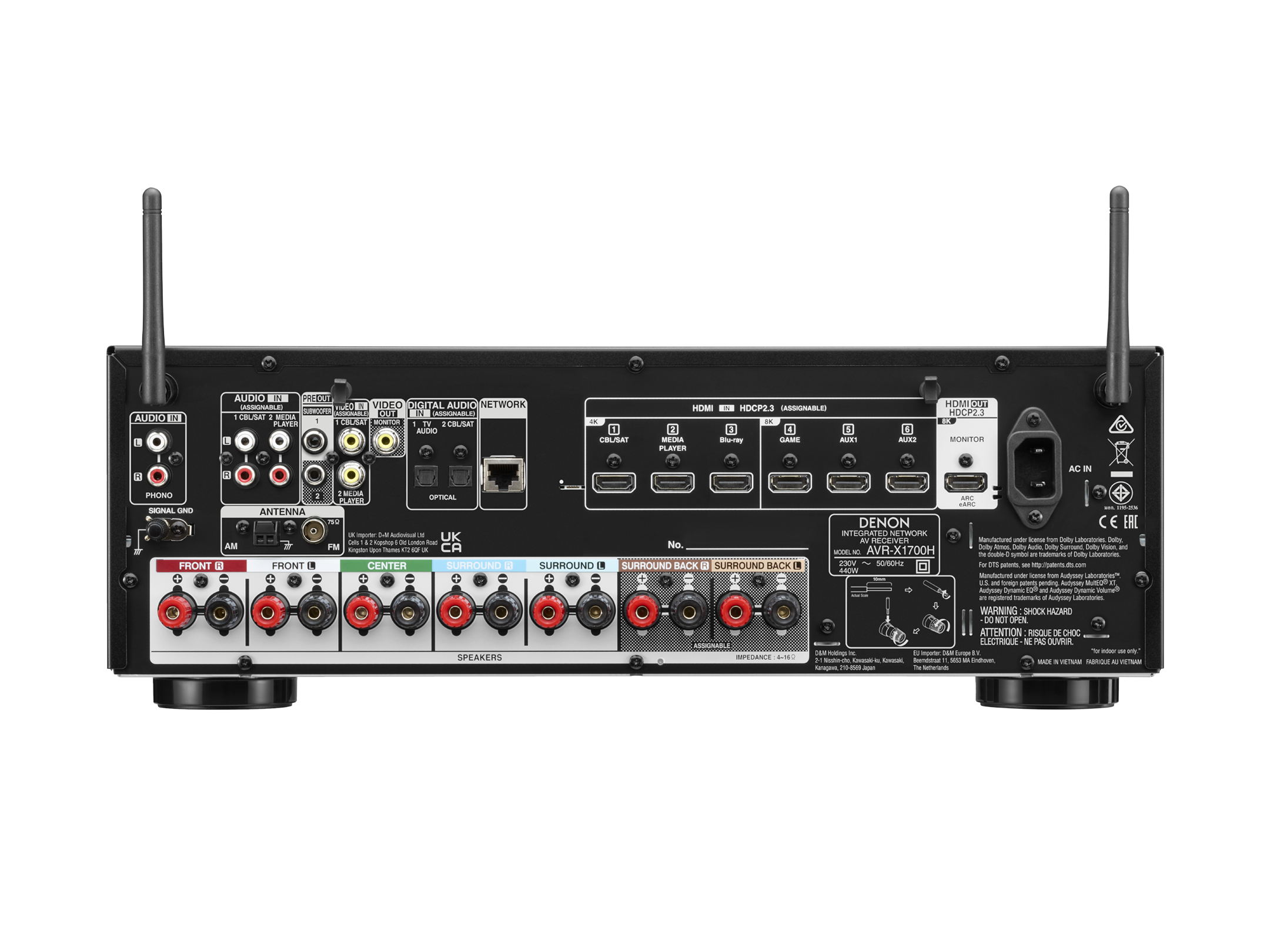 DENON AVR-X1700h AVR-X1700H Denon 8K Thoughts on Choice DENON AVR-X1700h AVR-X1700H Denon 8K Thoughts on Choice