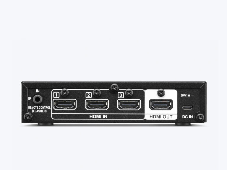 Vochtig Permanent tarwe AVS-3 - 3 In/1 Out HDMI Switcher - Switcher for up to three 8K devices  connected to select 8K AV Receivers. | Denon - US