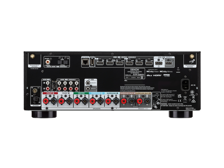 AVR-S980H, Black, dynamic