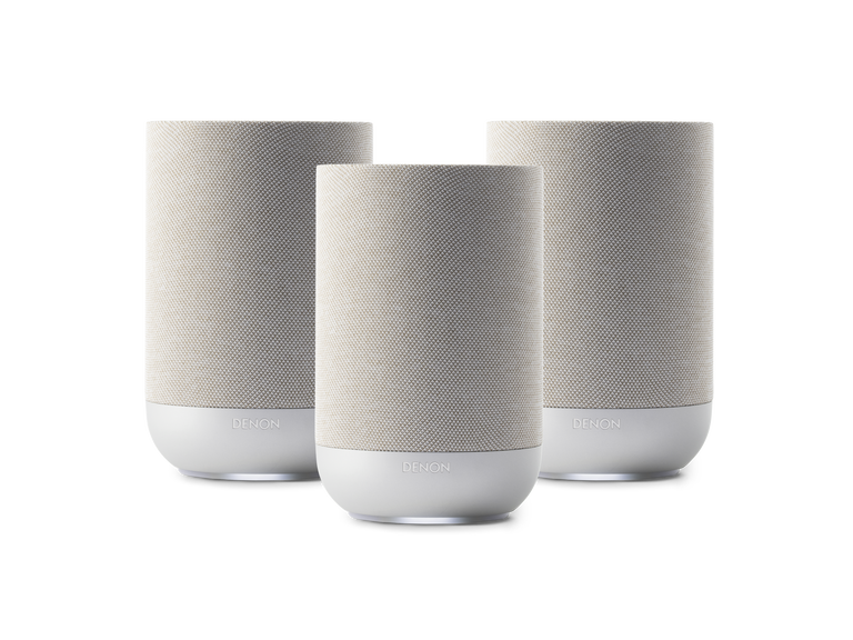 Denon Home 200 (3-Pack) Multi-room Bundle, Stone, dynamic