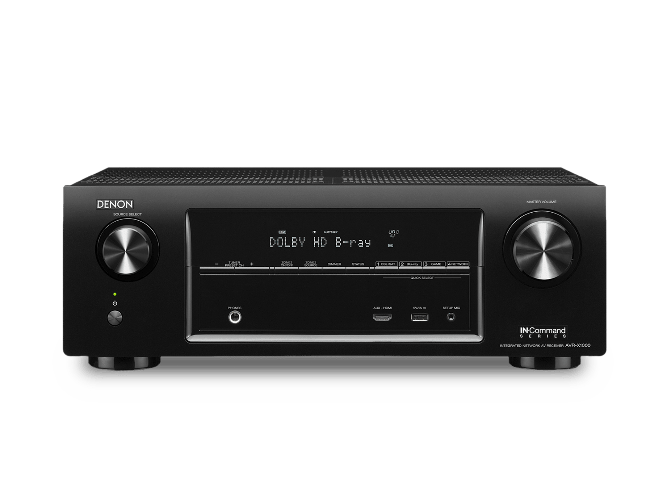AVR-X1000 - 5.1-Kanal-A/V-Surround-Receiver mit Internetradio,  DLNA-Streaming, AirPlay, Spotify und Audyssey MultEQ-XT