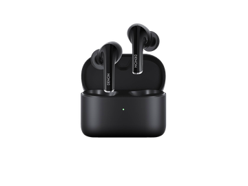 Denon Noise Cancelling Earbuds, Black, dynamic
