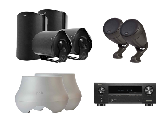 Atrium Outdoor 6.2-Channel System With AVR, , dynamic