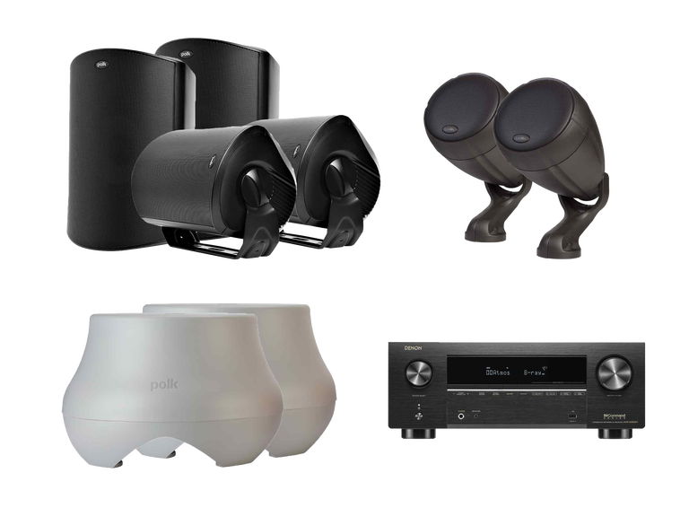 Atrium Outdoor 6.2-Channel System With AVR, , dynamic