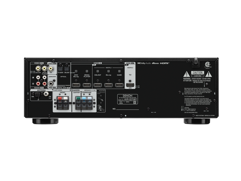 AVR-S270BT, Black, dynamic