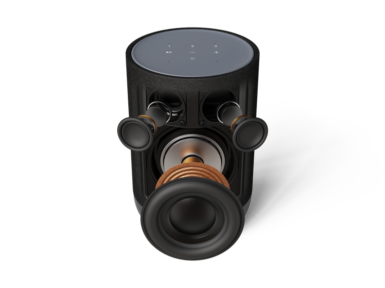 Denon Home 200, Charcoal, dynamic