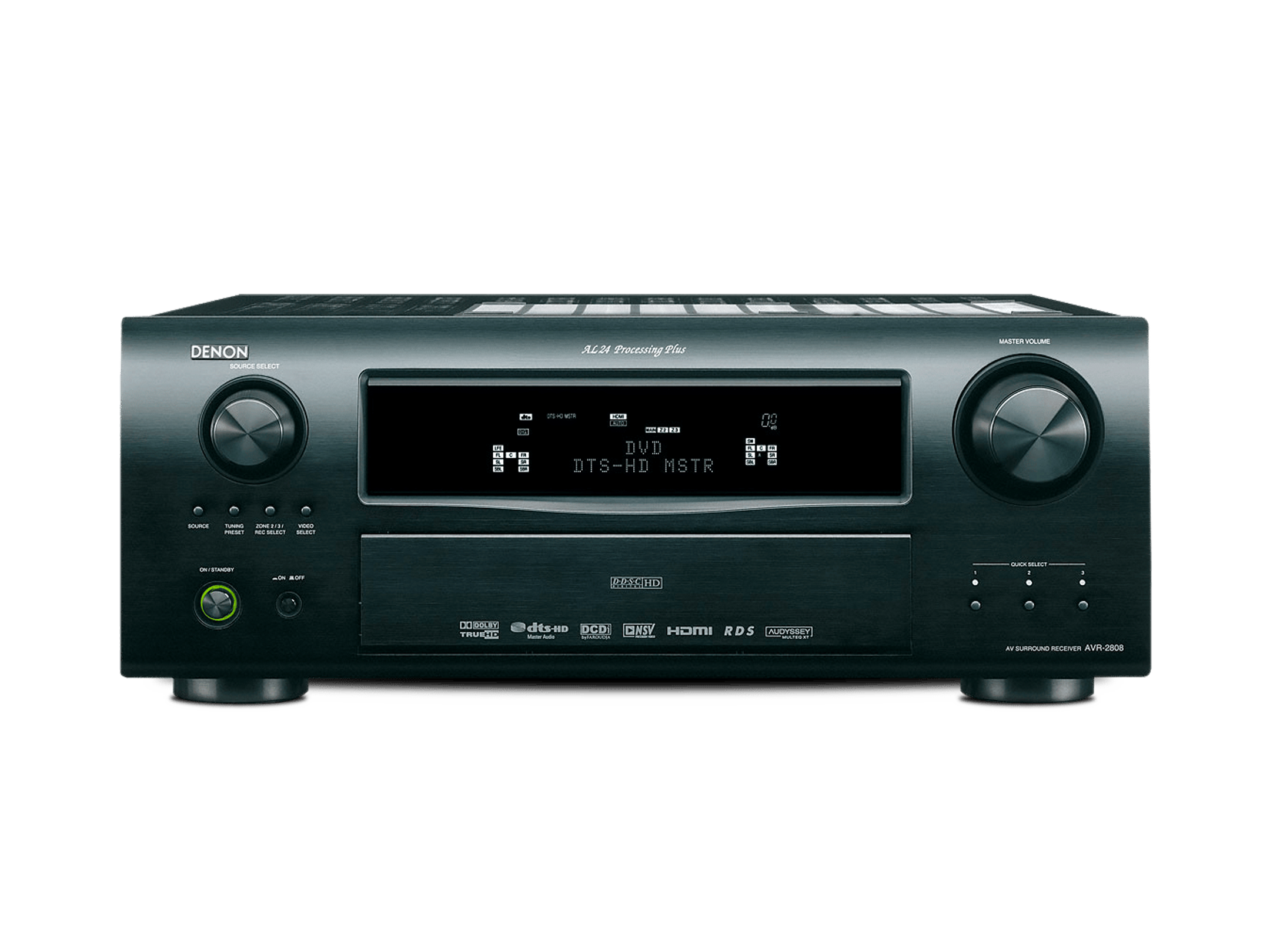 リモコン・マイク付】DENON デノン AVサラウンドアンプ AVC-2809