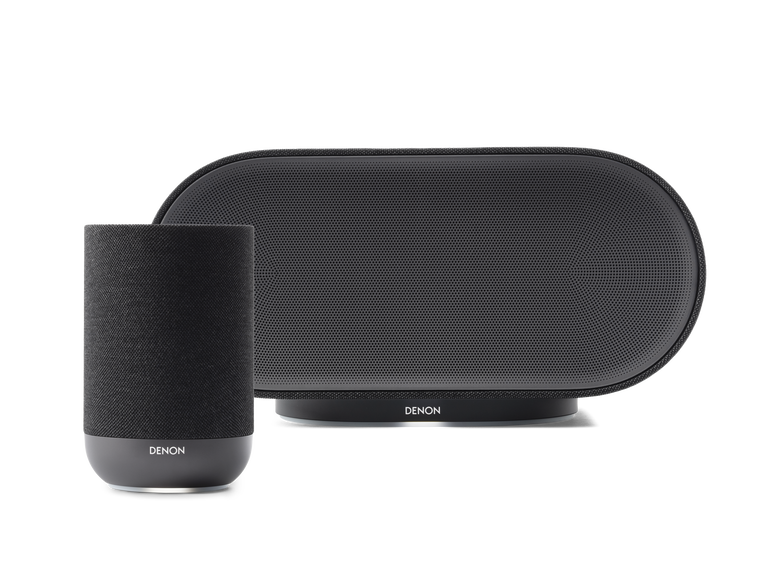 Denon Home 600 with Denon Home 200 Multi-room Bundle, Charcoal, dynamic