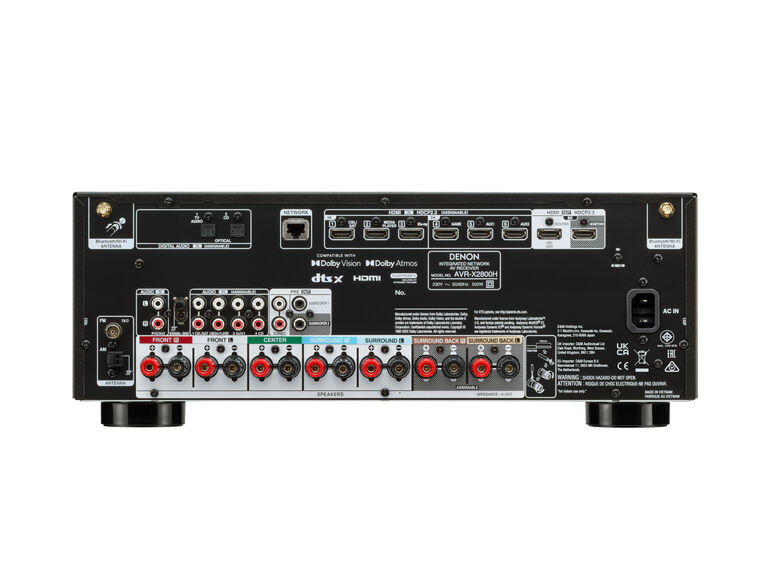 AVR-X2800H, Black, dynamic