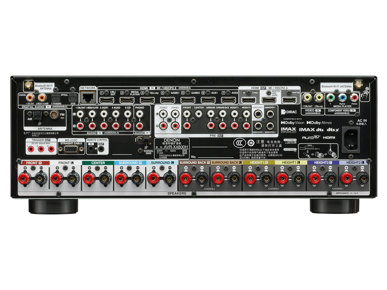 AVR-X4800H, 黑色, dynamic