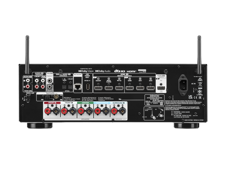 AVR-S670H, Black, dynamic