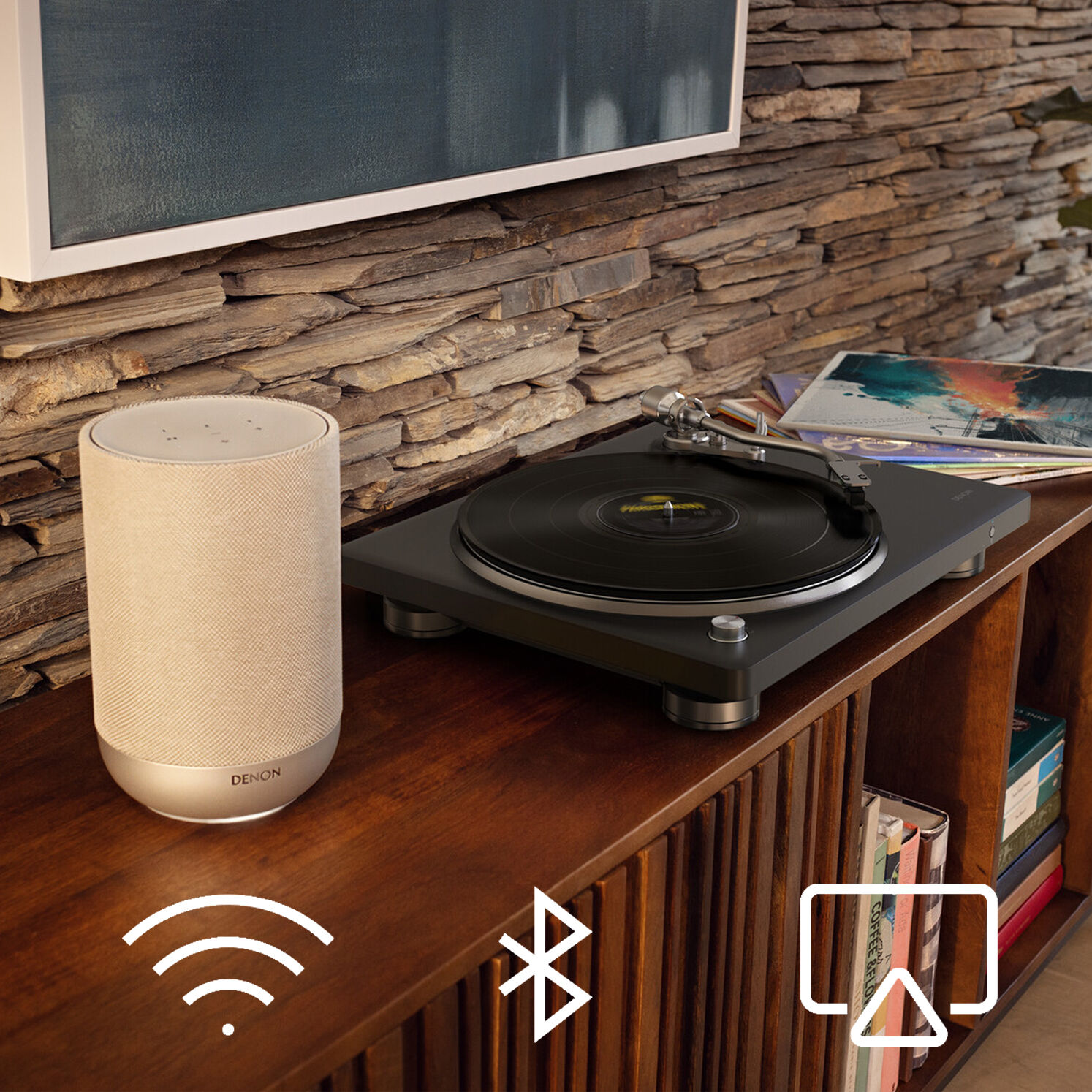Denon Home 200 - Dolby Atmos対応ワイヤレススピーカー Powered by