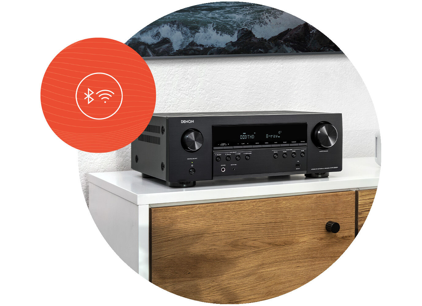 AVR-X1700H - 7.2 Ch. 145W 8K AV Receiver with HEOS® Built-in