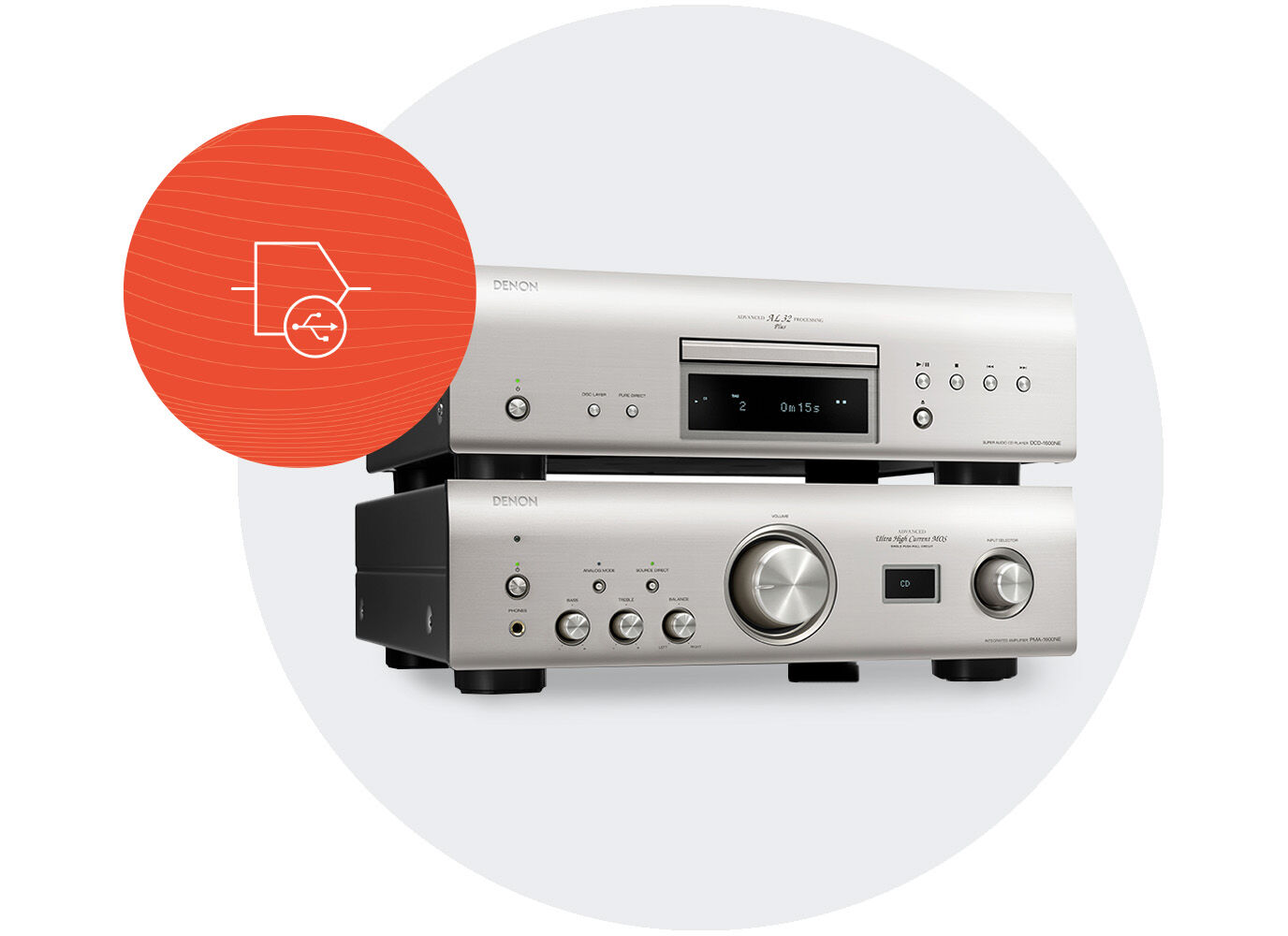 PMA-1700NE - 2 Ch. 70W integrated Amplifier with USB-DAC | Denon