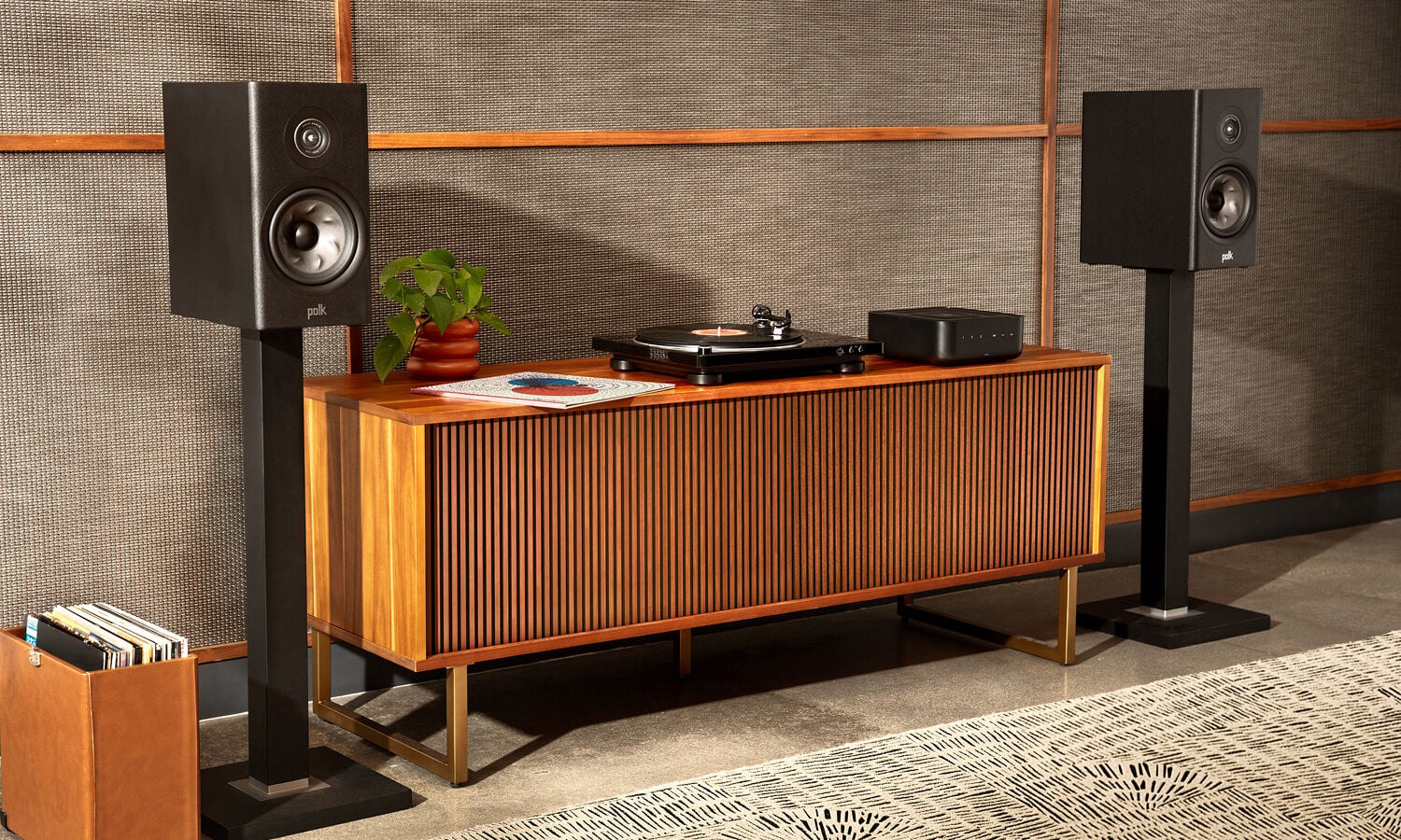 Denon x Polk Ultimate Vinyl Bundle - Denon DP-450USB turntable