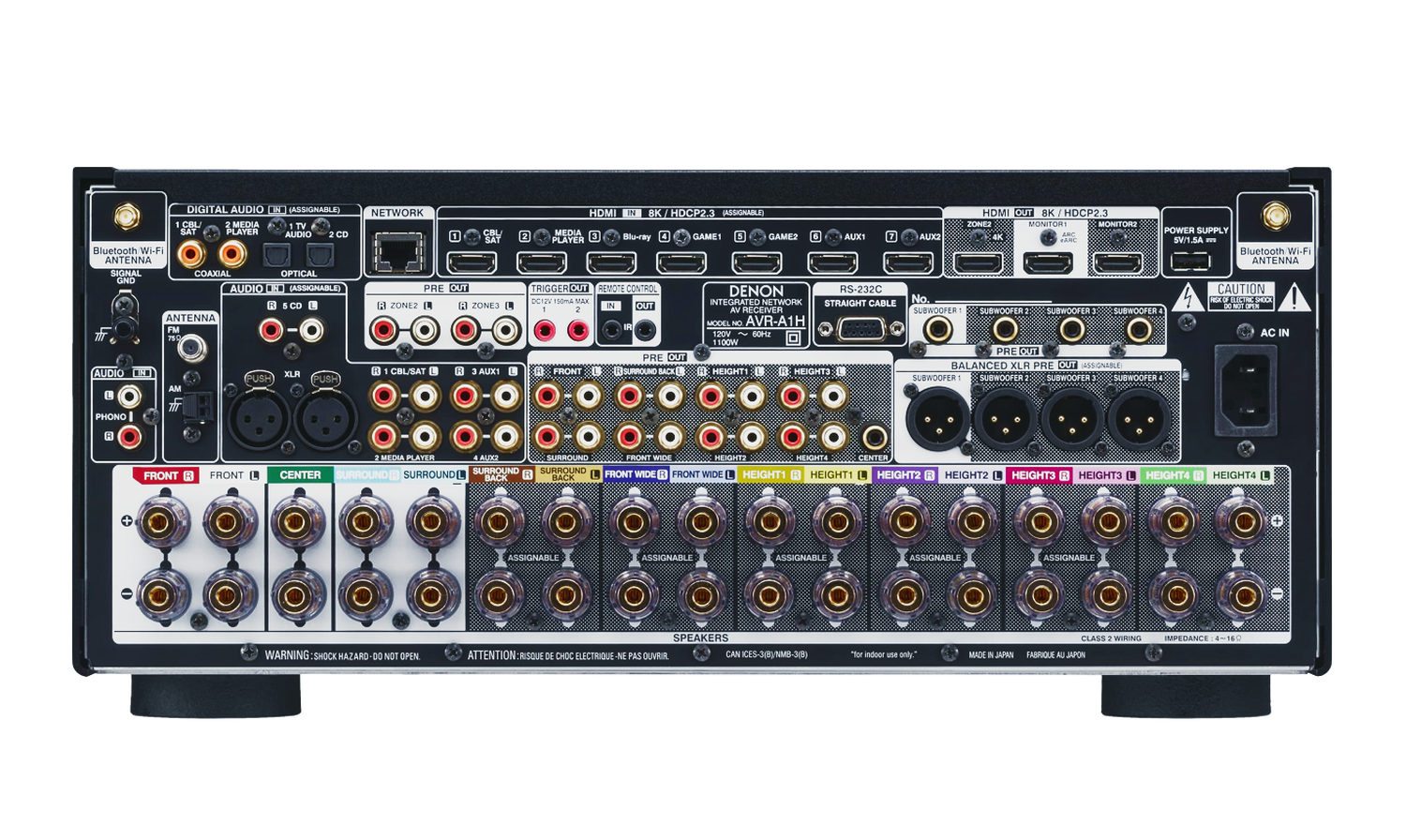 AVR-A1H, Black, dynamic