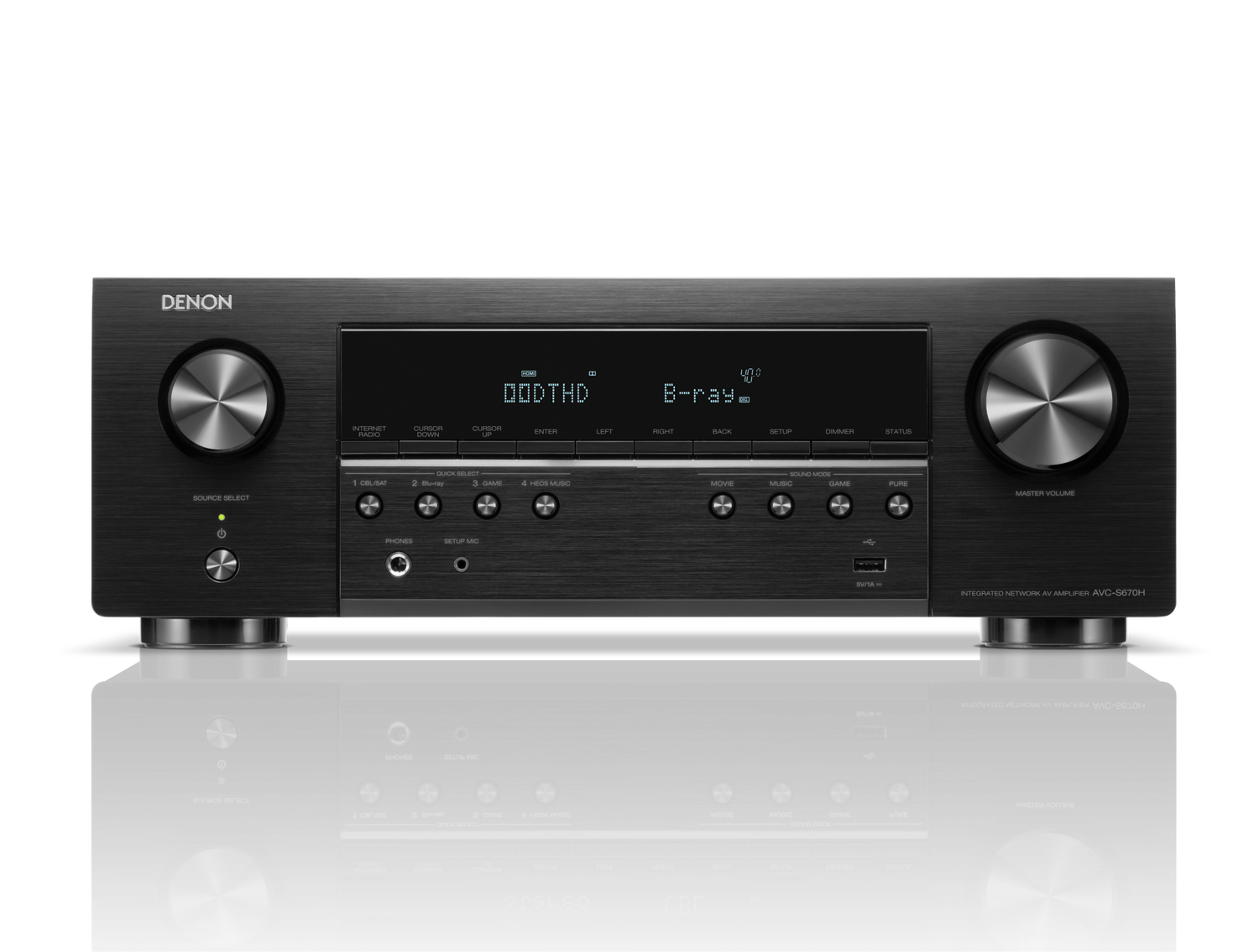 AVC-S670H, Black, dynamic