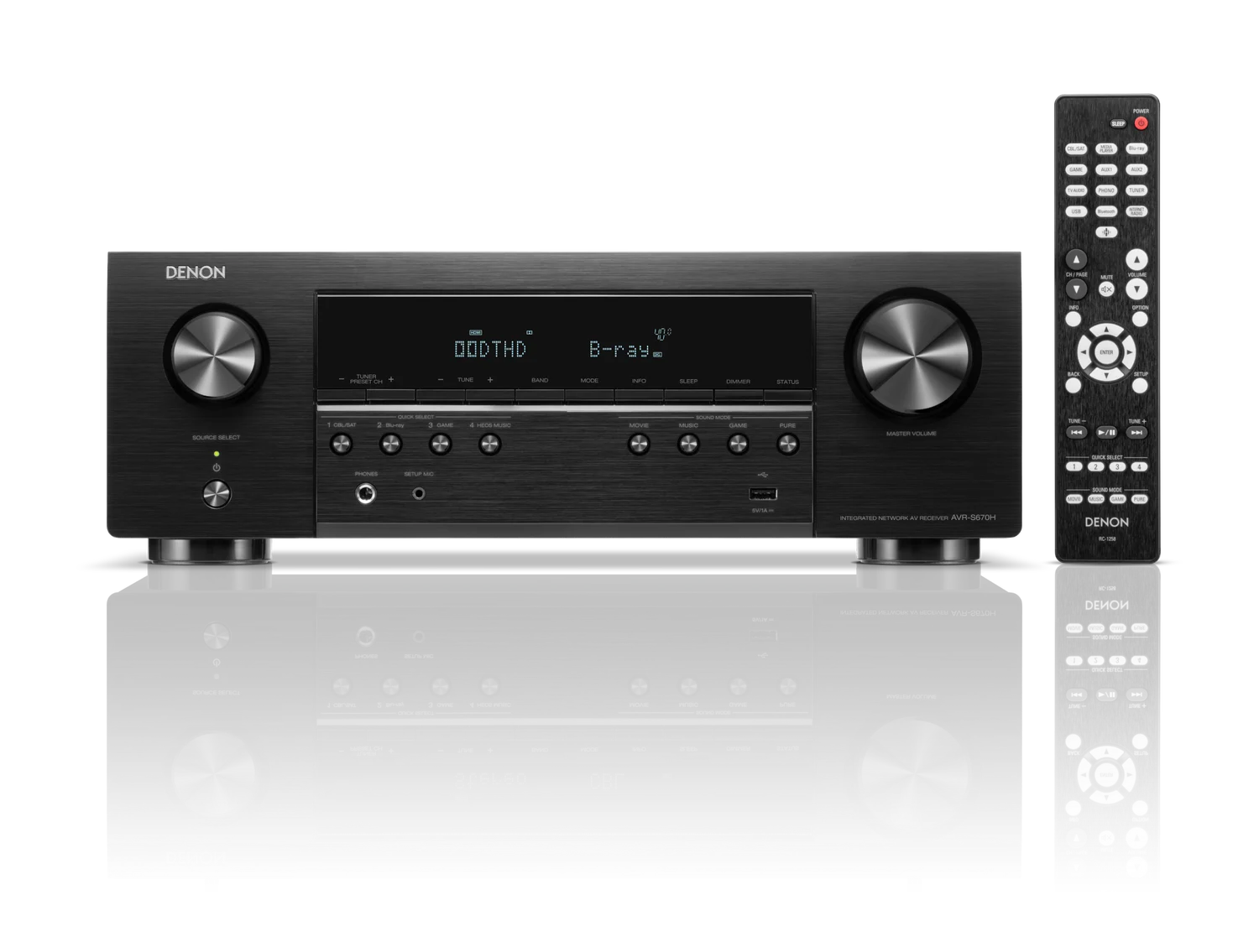 AVR-S670H, Black, dynamic