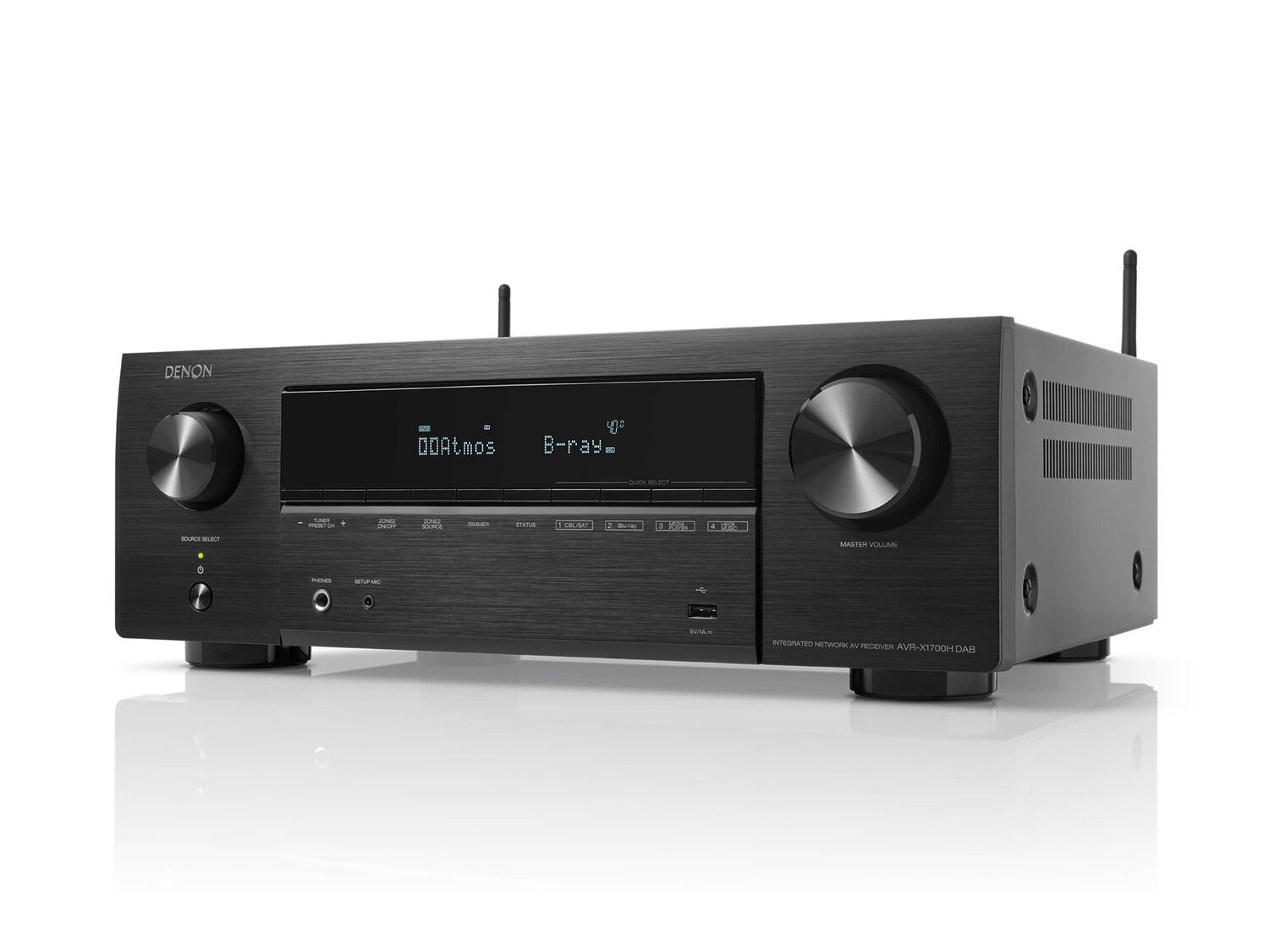 AVR-X1700H DAB, Zwart, dynamic