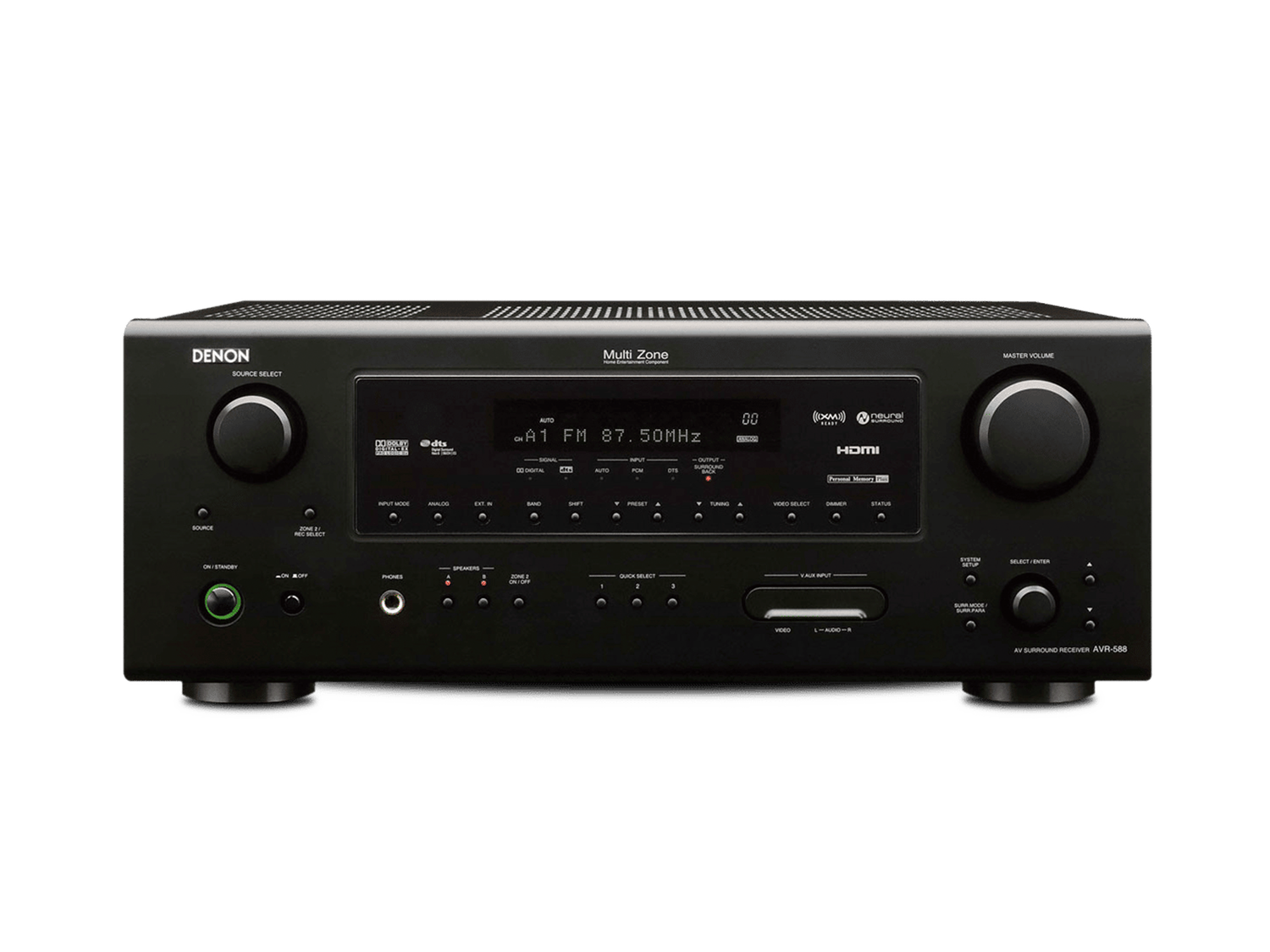 AVR-588, Black, dynamic