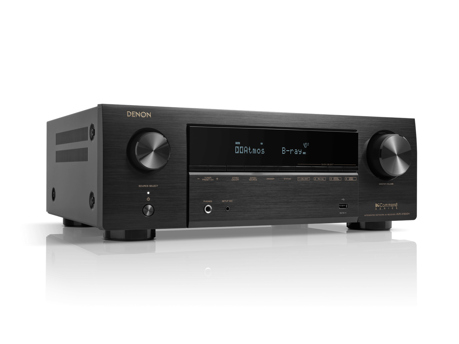 AVR-X1800H, Black, dynamic