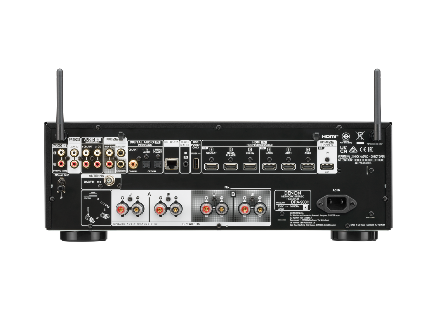 DRA-900H, Black, dynamic