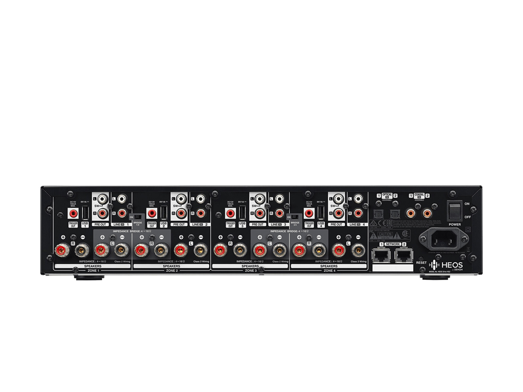 HEOS Drive HS2 - 8 Ch. 60W Amplifier for Complete HEOS® Audio