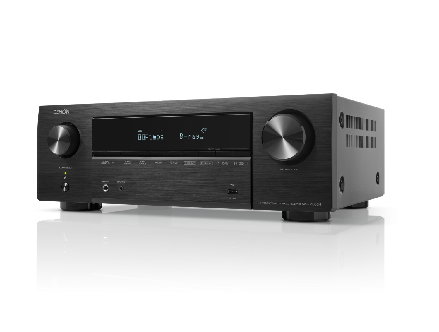 AVR-X1800H, Black, dynamic