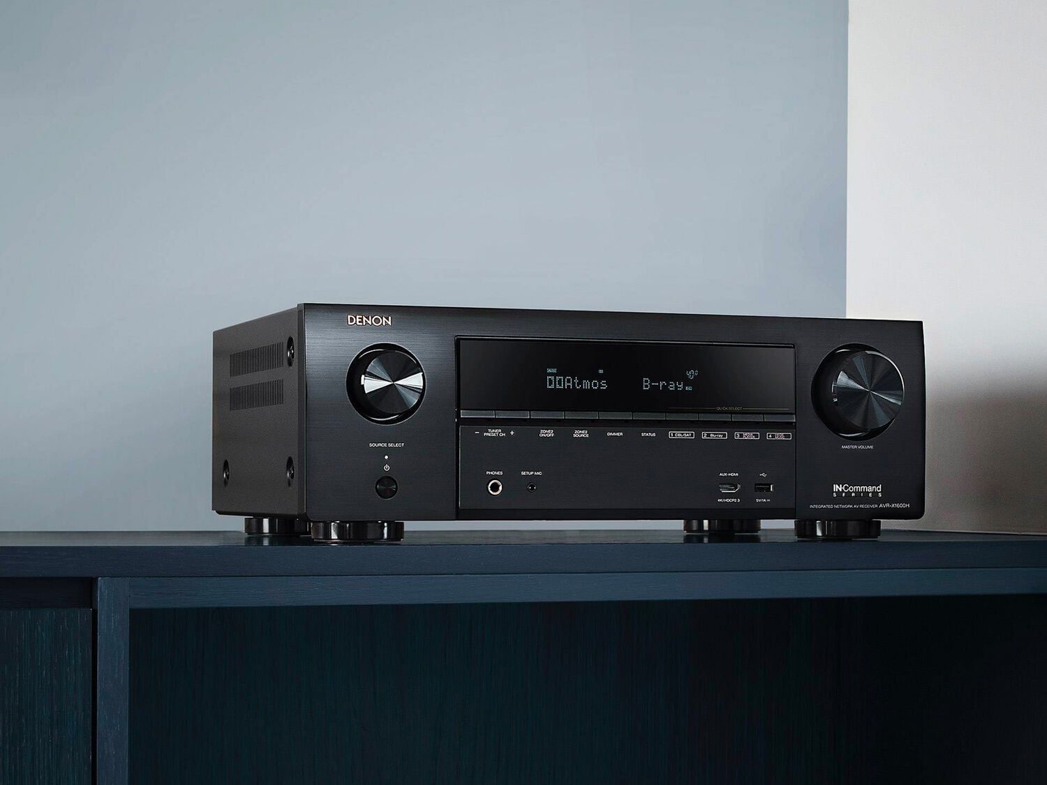 AVR-X1600H, Black, dynamic